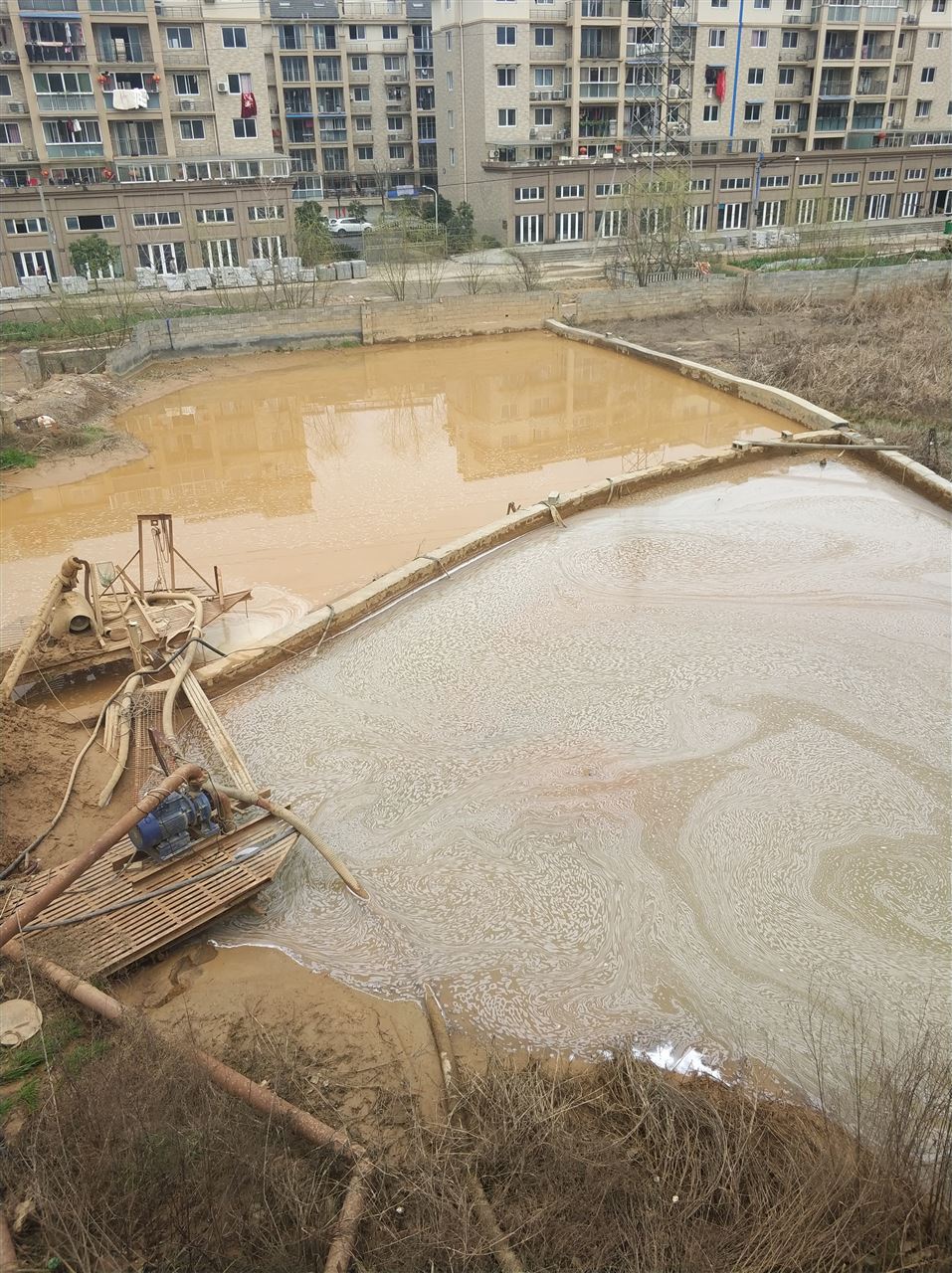广饶沉淀池淤泥清理-厂区废水池淤泥清淤
