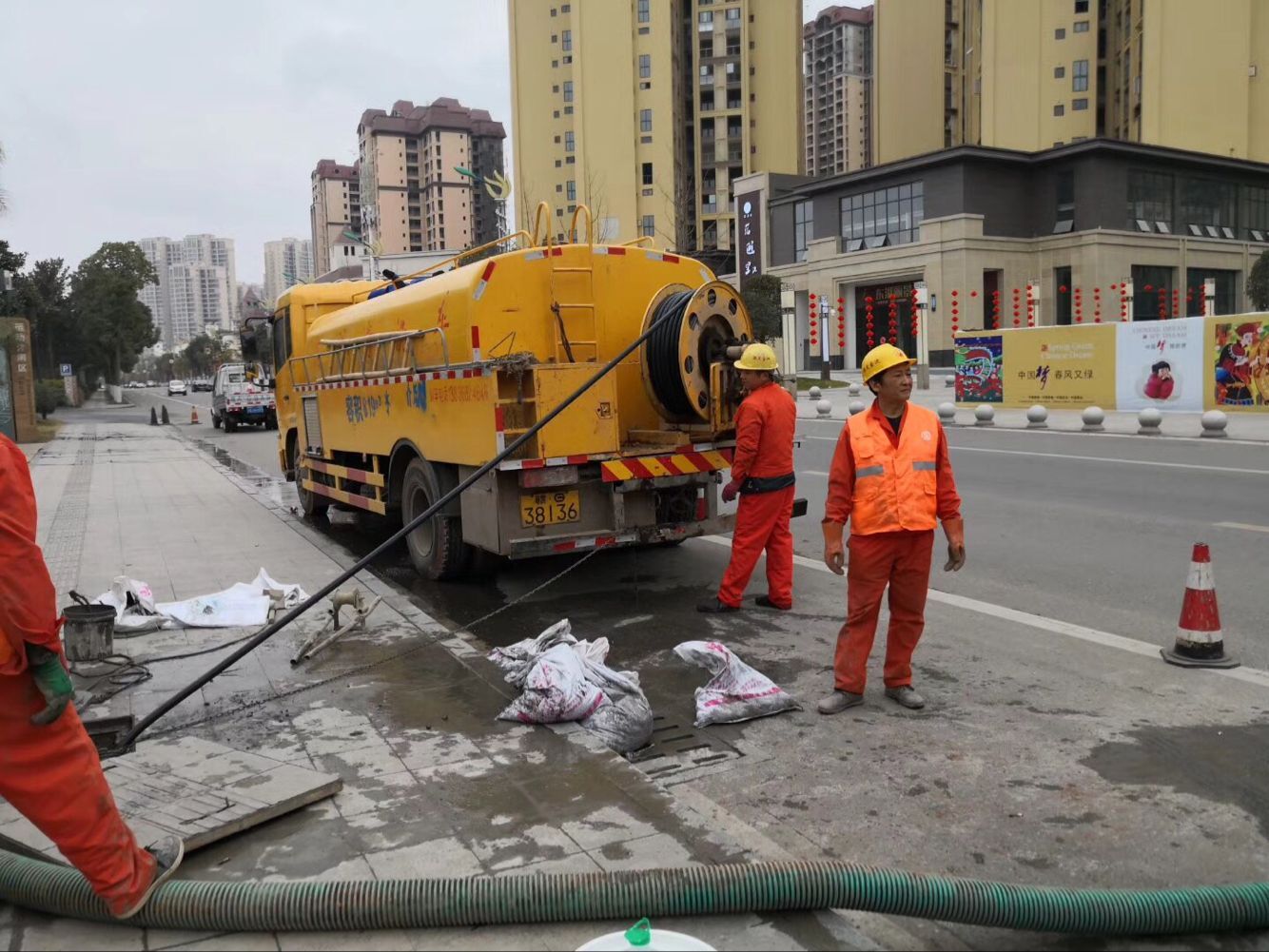 广饶排污管道清淤-管道清洗